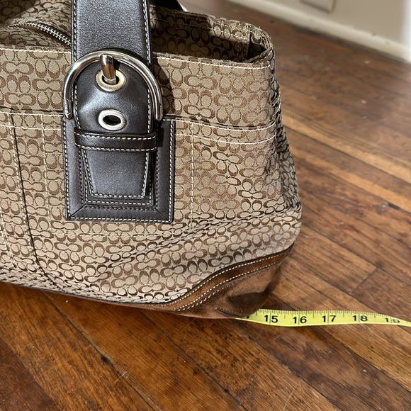 Coach Signature Large Satchel - Picture 12 of 13